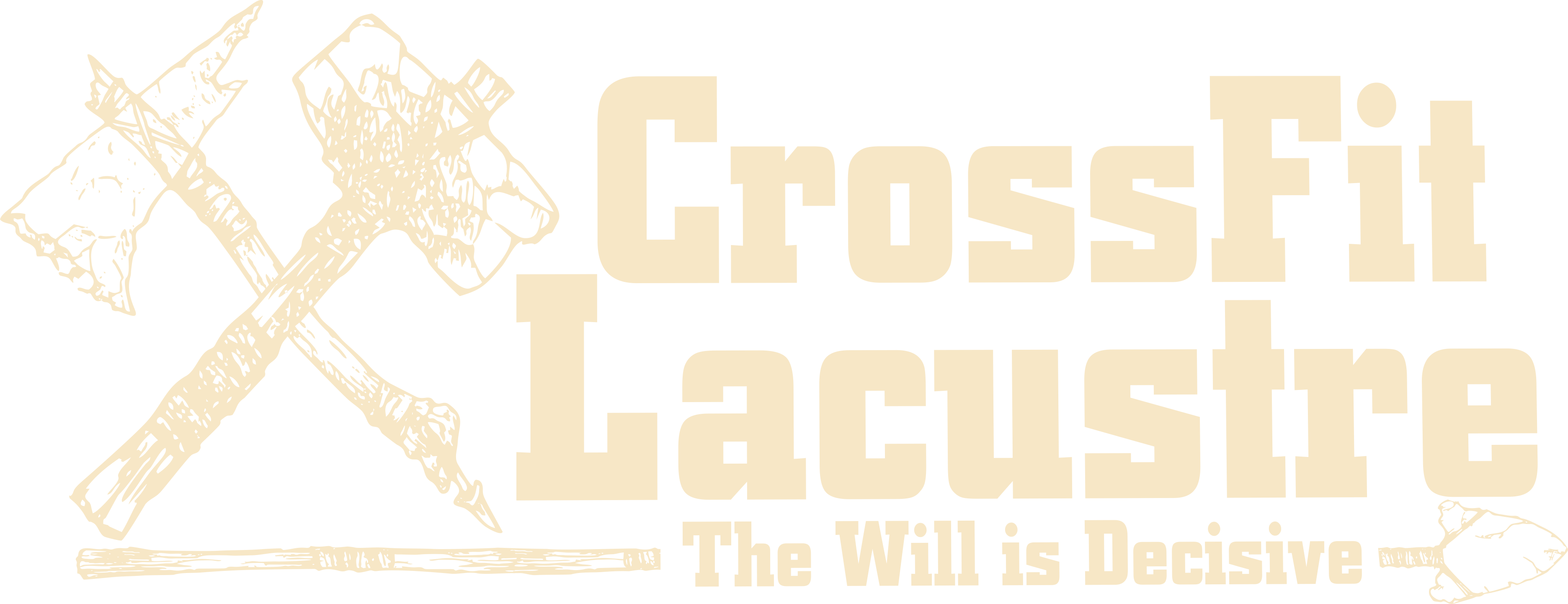 Crossfit Lacustre logo - light